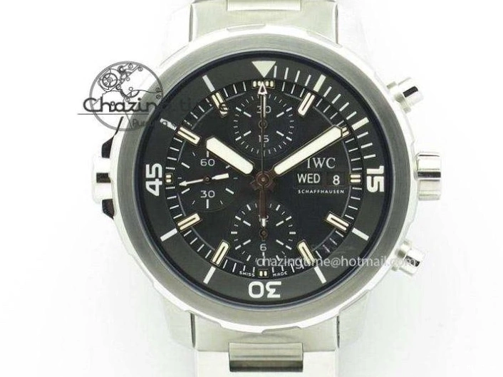 MIROTIME 0519 Mark XVIII Top Gun “SFTI” Black Ceramic IW324712 ZF 1:1 Best Edition on Green Nylon Strap A Tailored 7025